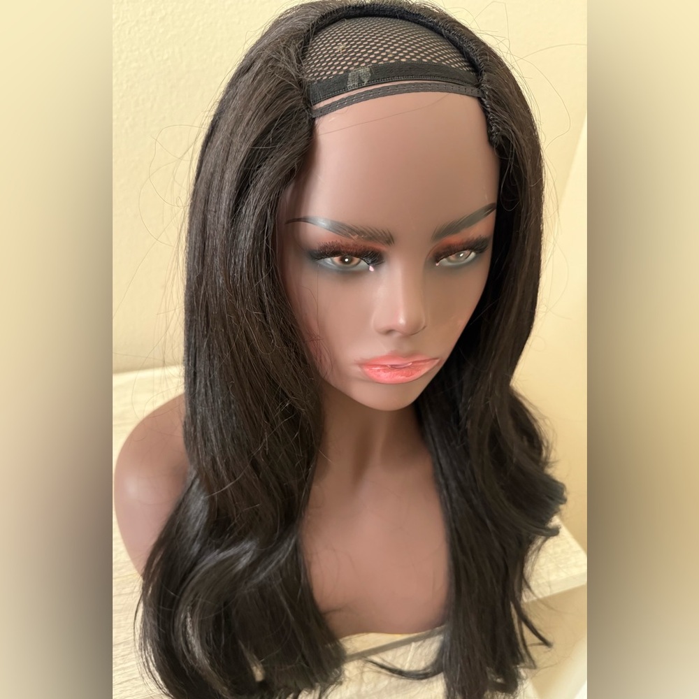 Dark brown U Part Long Wavy Women’s Hair Wig - 24 inch - Picture 3 of 14